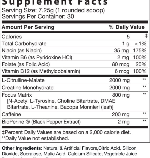 Pre workout Fruit Punch - Image 3